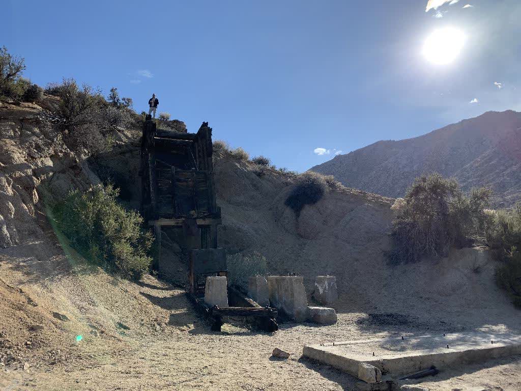 photo of abandoned mineshaft