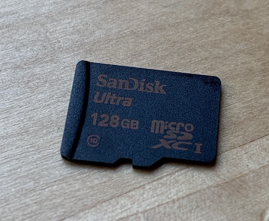The old SD card