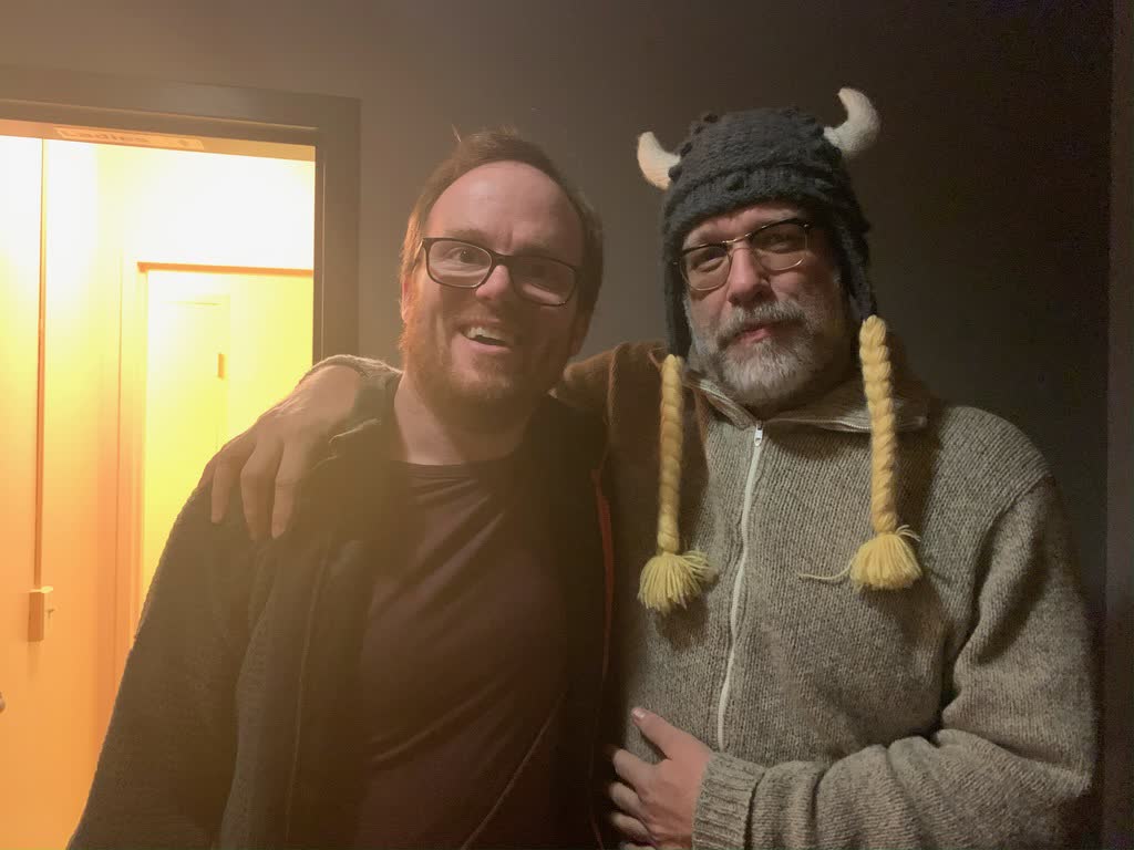 A picture of Peter with John Roderick